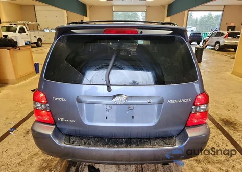 2004 Toyota Highlander Limited from USA, damaged, VIN JTEEP21A840040347